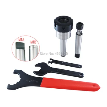 

MTB2 MTA2 Morse Taper Tool Holder MT2 ER11/ER16/ER20/ER25 / ER32 Spring Chuck Tool Holder （with ER Nut）+1 piece ER Wrench Set