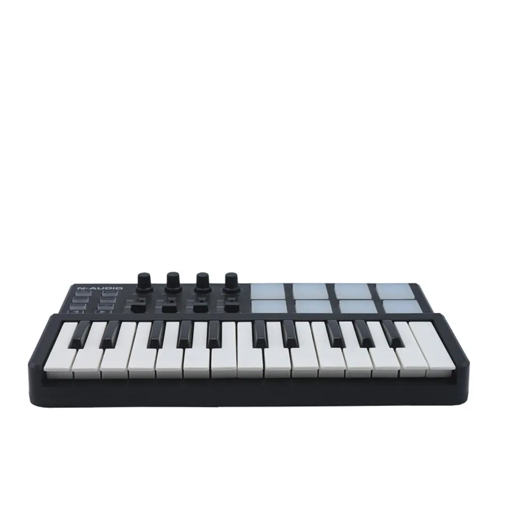 

ini Portable 25-key Usb Keyboard And Drum Pad Midi Controller Usb Midi Controller 8 Function Buttons 6 Mmc Buttons