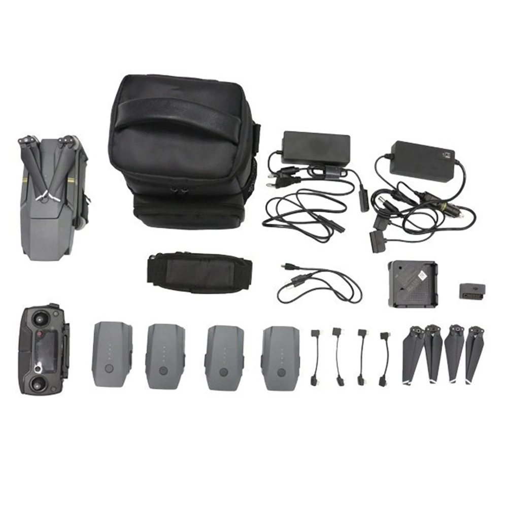 Buy Remote Controller Carrying Case Shoulder Bag Accessories Nylon Adjustable Strap Handbag Storage Battery Drone For DJI Mavic Mini