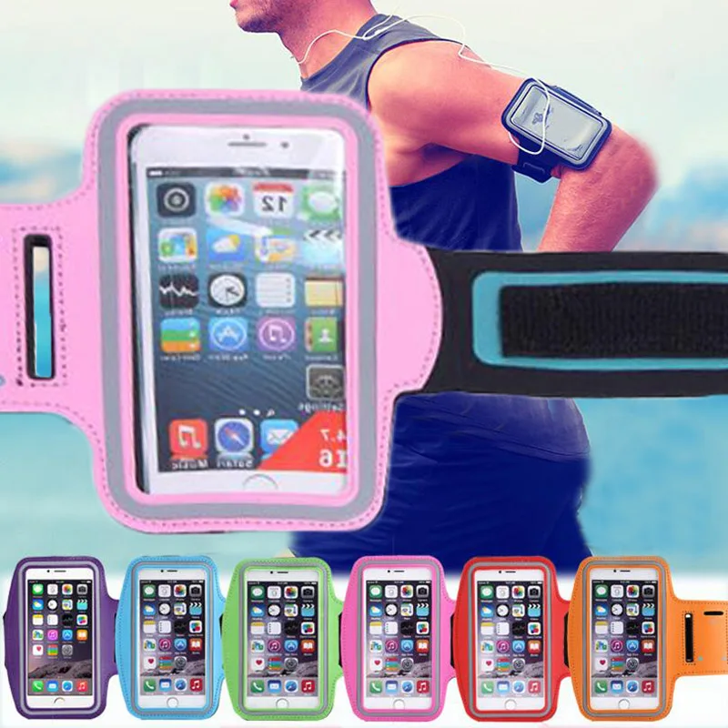 Universal Cell Phone Sports Arm Bag Case Running Fitness Strap Pouch Pocket