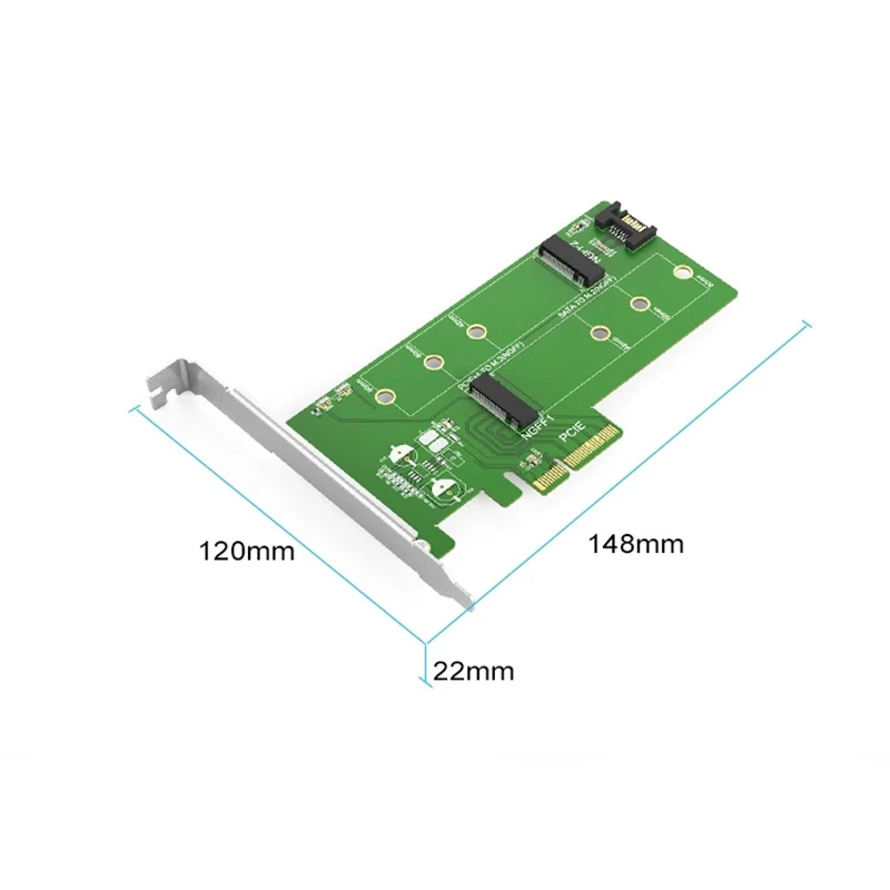 Maiwo M.2 Nvme Ssd Ngff на Pci-E X4 3,0 адаптер карта M ключ Pci-E X4 на Nvme Адаптер B Ключ M.2 Ngff Ssd на Sata