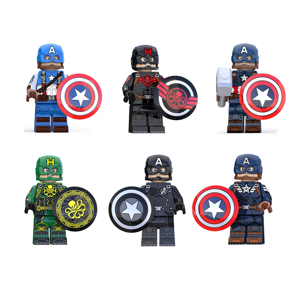 captain america lego figure