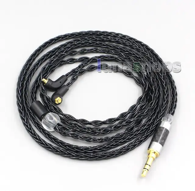 3 5ミリメートル2 5ミリメートルxlr 4 4ミリメートル8コア銀はoccイヤホンケーブルetymotic Er4sr Er4xr Er3xr Er3se Er2xr Er2se Ln006591 Aliexpress