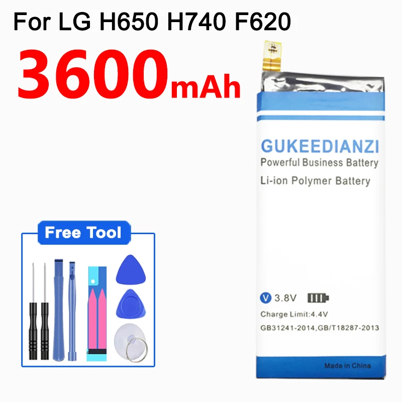 GUKEEDIANZI BL-T22 3600 мА/ч полимерная литий-ионный аккумулятор Батарея для LG Zero H650 H650E H740