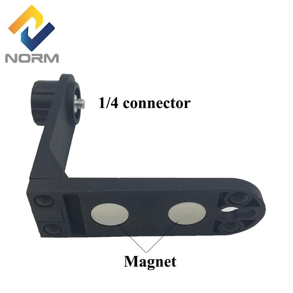 

Magnetic Bracket for 2 line Laser Level 360 Degree Rotating With 1/4' Thread. L Shape Magnetic L Bracket