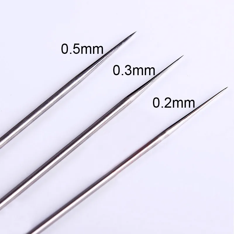 0.2/0.3/0.5mm Airbrush Nozzle Needle Replacement Parts for Airbrushes Spray Gun Model Spraying Paint Sprayer Tool Accessories