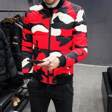 Пуховик мужской толстый теплый персональный принт бейсбольный свинцовый пуховик зимняя одежда утолщенное Свободное пальто Высокое качество