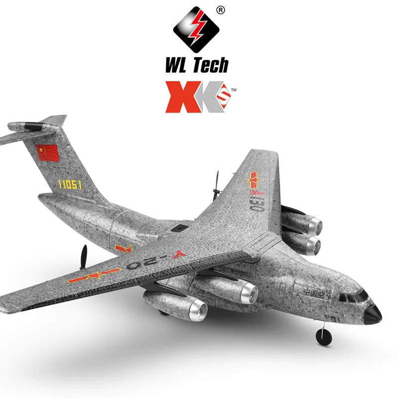 

Weili XK A130-Y-20 xiang zhen ji Transport Three-Channel Model Push-Back Dual Power Glider Model