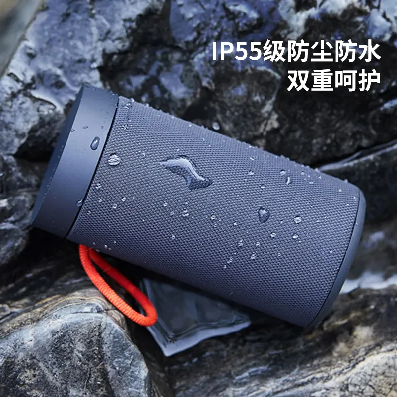 Xiaomi открытый Bluetooth динамик Портативный беспроводной двойной микрофон динамик MP3 плеер стерео музыка объемный водонепроницаемый динамик s