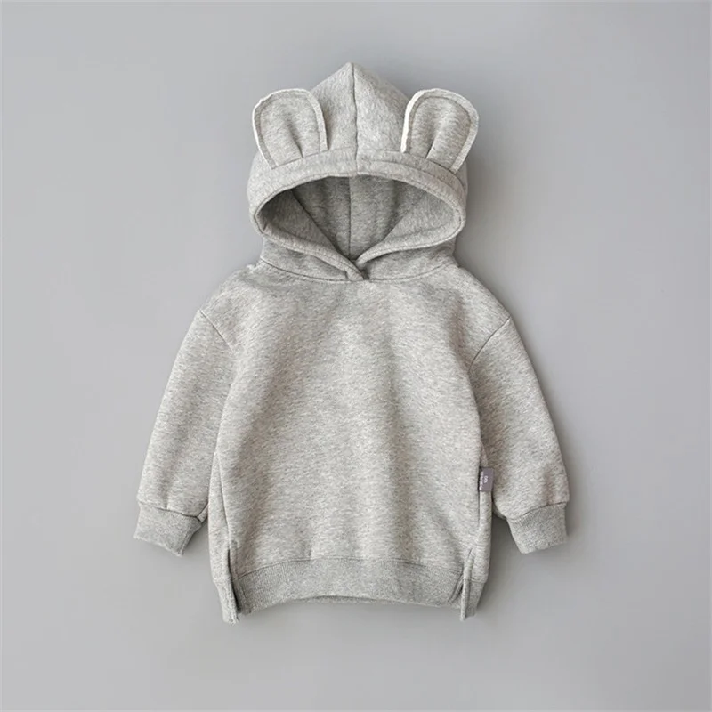 Veste Polaire à Capuche Ours Bébé Fille Garçon - Chaud Et Doux Pour Automne, Hiver, Printemps - Taille 0-8 Ans