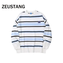 

Zeustang Knitted Sweaters Streetwear Men Women Hip Hop Casual Pullover Knitwear Fashion Tops Knit Outwear