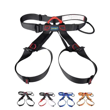 

Outdoor Mountaineering Rock Climbing Rappelling Safety Harness Safe Seat Belt