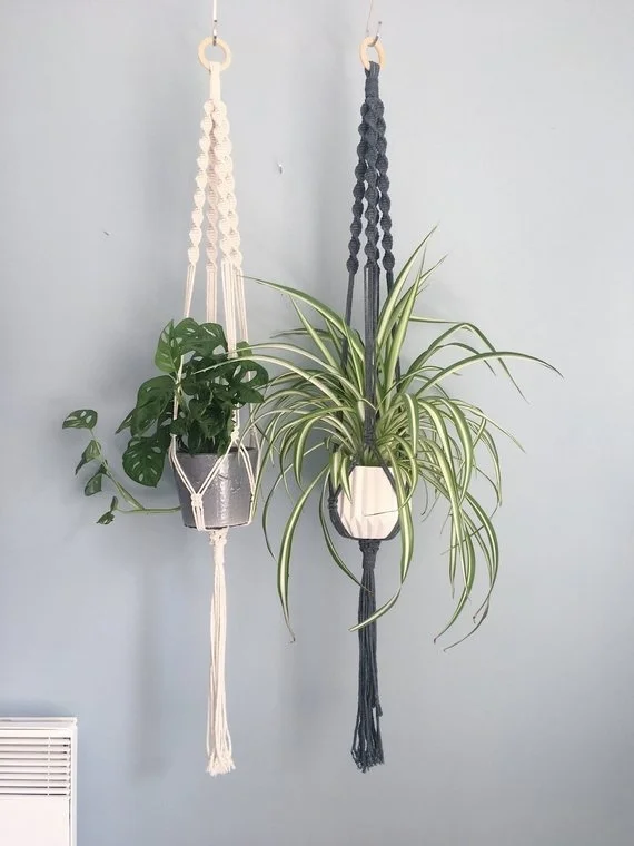 New arrival macrame plant hanger macrame pot hanger macrame plant pot tray plant holder