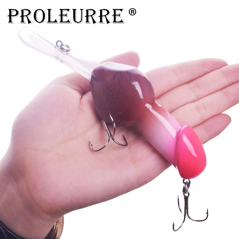 

Proleurre Valentine's gift Deep diving Trolling Fishing Lure 14cm 27g Big Minnow Dick Rattle Artificial Crank Hard Bait Tackle