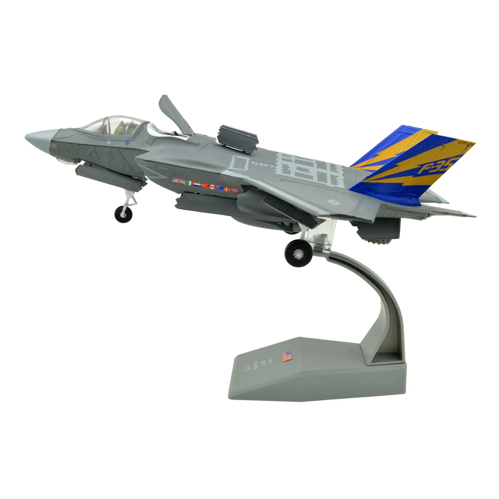 

TANG DYNASTY(TM) 1:72 F-35B Joint Strike Fighter Metal Plane Model, US Navy 2017, Military Airplane Model,Diecast Plane