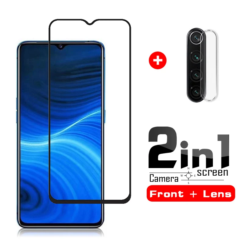 2 в 1 стекло для объектива камеры Oppo Realme X2 Pro 3 5 5i Защита экрана XT X Lite Real Me X2Pro