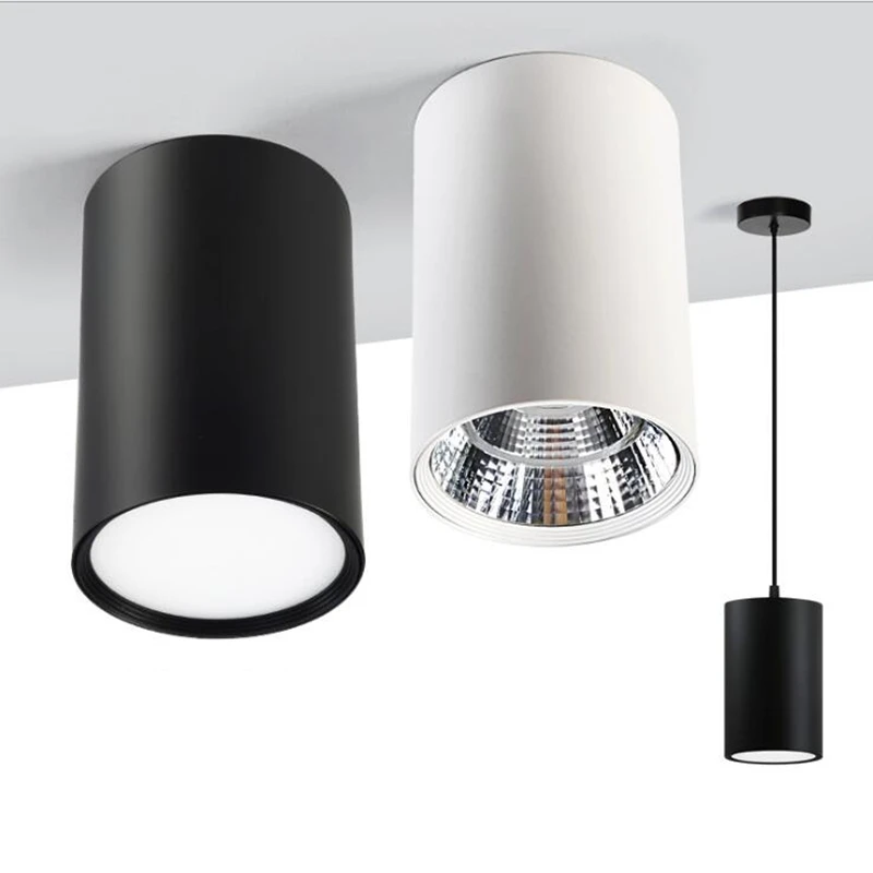 

Dimmable LED Down light COB Surface Mounted Hanging wire Led Ceiling Light 3W 5W 7W/10W/12W/15W Led Ceiling Lamps Home Decor
