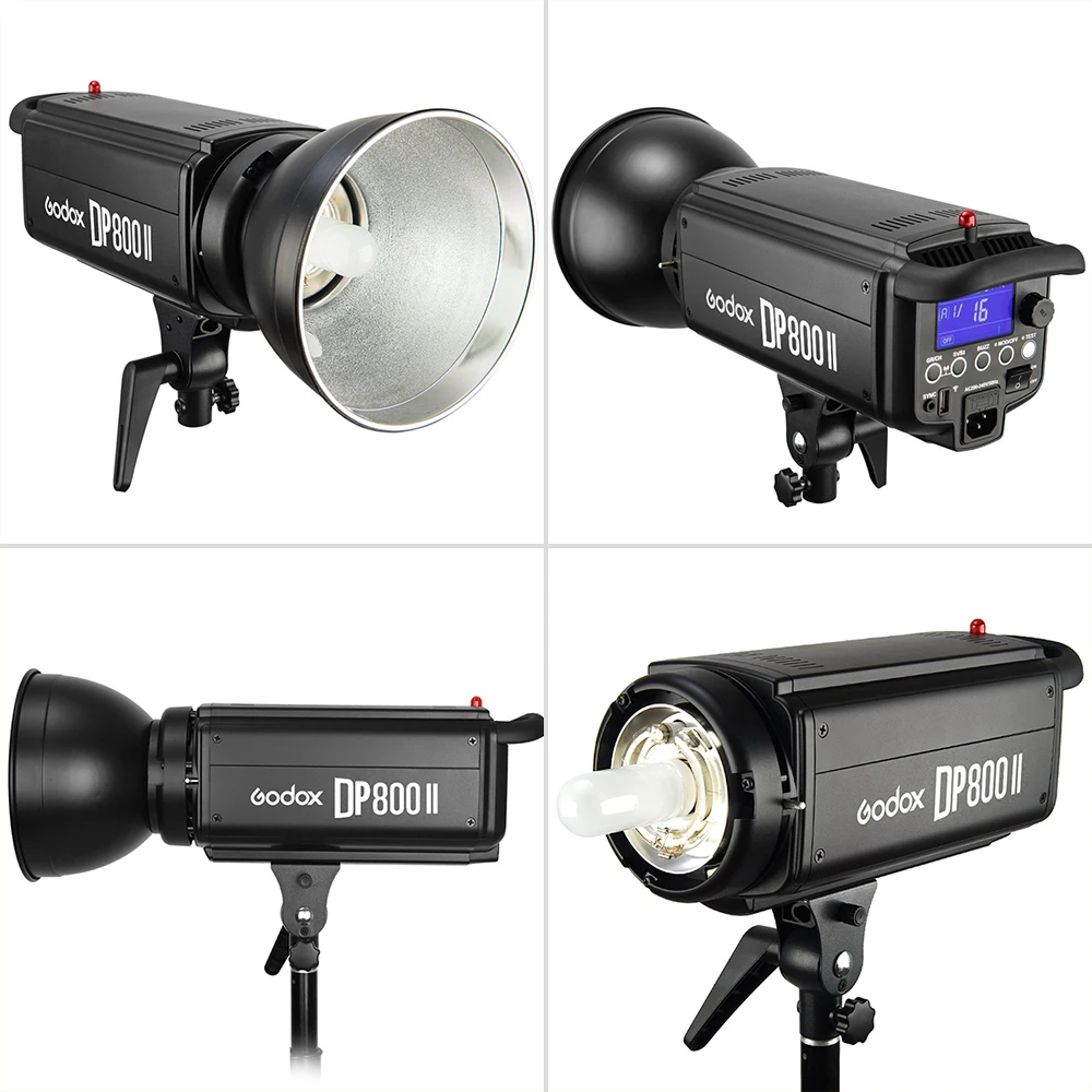 US $361.25 Godox DP800II 800Ws GN88 Professional Studio Strobe With BuiltIn Godox 24G Wireless X System Offers Profession Shooting