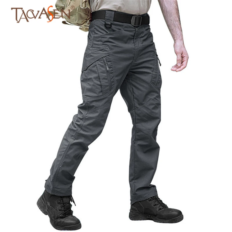 

TACVASEN IX9 Military Tactical Pants Combat Army Pants Men Safari Hunting Pants Hiking Trousers Multi Pocket Outdoor Trousers
