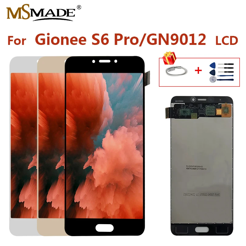 

S6 Pro LCD For Gionee GN9012 GN9012L Elife LCD Display Touch Screen Digitizer Assembly Replacement For Gionee S6 Pro Display