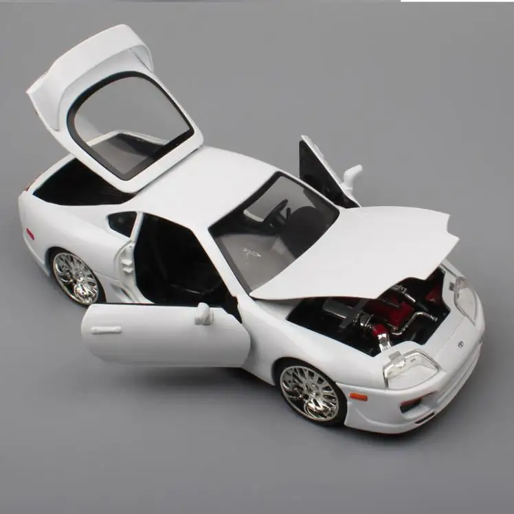 1:24 Тойота Супра 1995 сплав модель автомобиля, 4 двери автомобиля игрушки, моделирование коллекции автомобилей модель