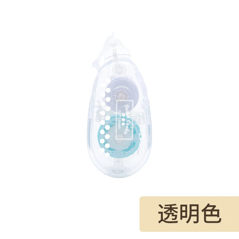 1 pc Transparent KOKUYO простая мини двусторонняя клейкая лента пунктиформы клей обучение руководство обучение оригинальность канцелярские принадлежности 8 м - Цвет: 1 pc Transparent