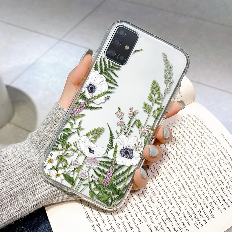 For Samsung Galaxy A51 Case Silicone Clear Funda On Samsung A51 4G 5G Protective Case Soft Coque Galaxy A 51 Shockproof Bumper samsung cases cute Cases For Samsung