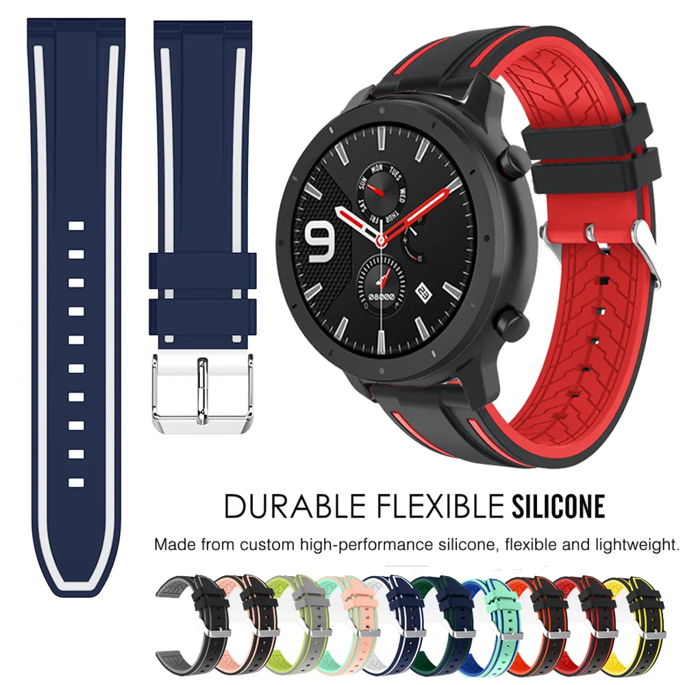 Correa Amazfit Gtr Correa De Silicona 22mm Para Amazfit GTR 3,