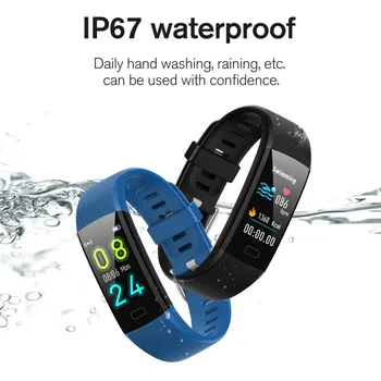 

Y10 Smart Bracelet Fitness Tracker Bluetooth Band Sleep Monitoring Wristbands USB Charging With APP For Men Women