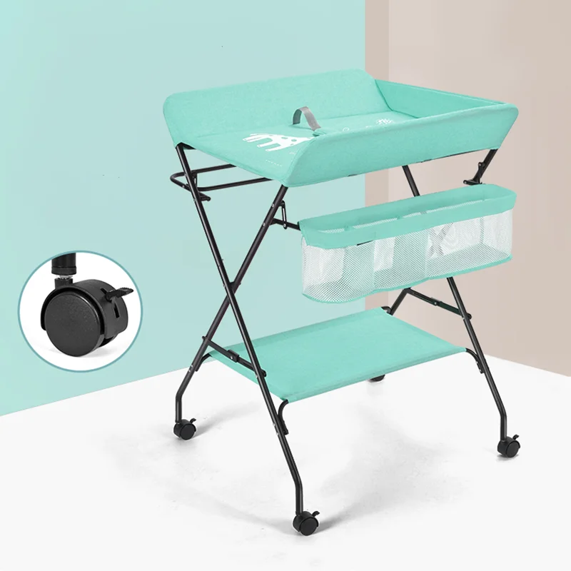 Multifunctional Baby Changing Station Foldable Newborn Diaper Changing Station Safety Nursing Baby Mat