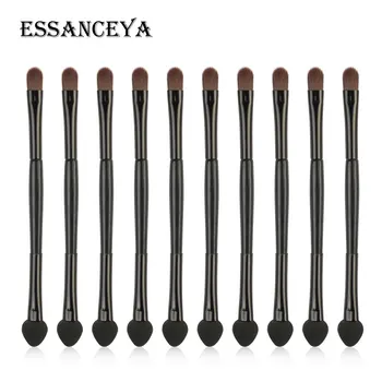 

ESSANCEYA 10 Pcs/Set Double-head Eye Shadow Brush Lip Sponge Brush For Eyeshadow Applicator Soft Hair Makeup Brushes Tools Kits