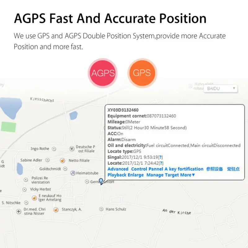 TK205 мини gps трекер устройство слежения автомобиля Мотоцикл GSM локатор прочный
