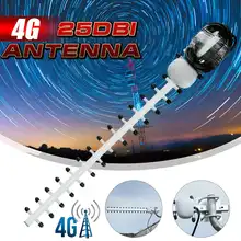 Высокий коэффициент усиления антенны Яги 4G 25dBi SMA штекер 791~ 821 МГц/832~ 862 МГц/1710~ 1785 МГц/1805~ 1880 МГц/2500~ 2570 МГц/2620~ 2690 МГц