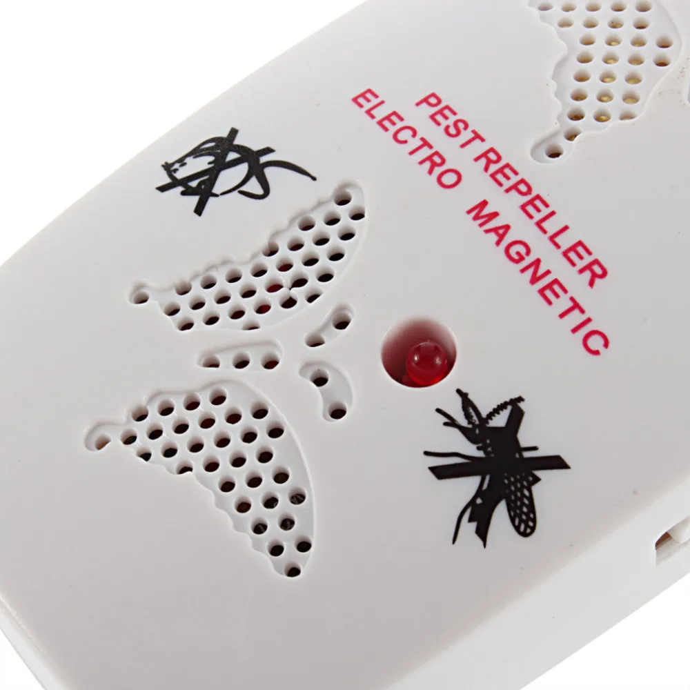New Home Electronic Ultrasonic Pest Repeller Anti Mosquito Ants Spiders Roaches Repelling Electro Repeller Magnetic
