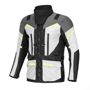 

Motorcycle Jacket Waterproof Coldproof Jacket Riding Motocross Jacket With Removeable CE Protection 4 Season