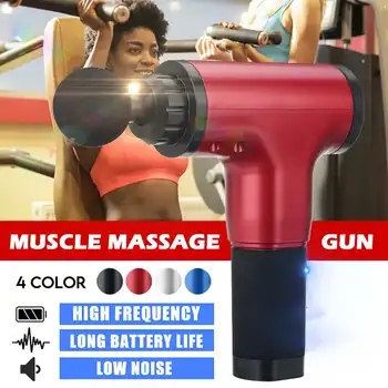 

High Power muscle massage guns High speed vibration massager guns Use after fitness Decompose lactic acid relief pain Relax body