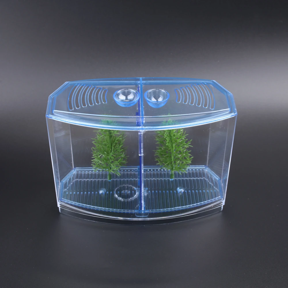 Тентовая коробка Бетта аквариум для рыб водный с травой перегородка украшение