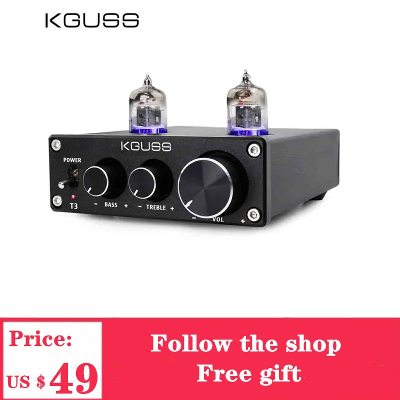 KGUSS T3 MINI Bile 6J1 Preamp Tube Amplifier