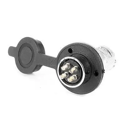 

Metal Flange 20mm Round Head GX20-4 4Pin Male Aviation Plug Connector