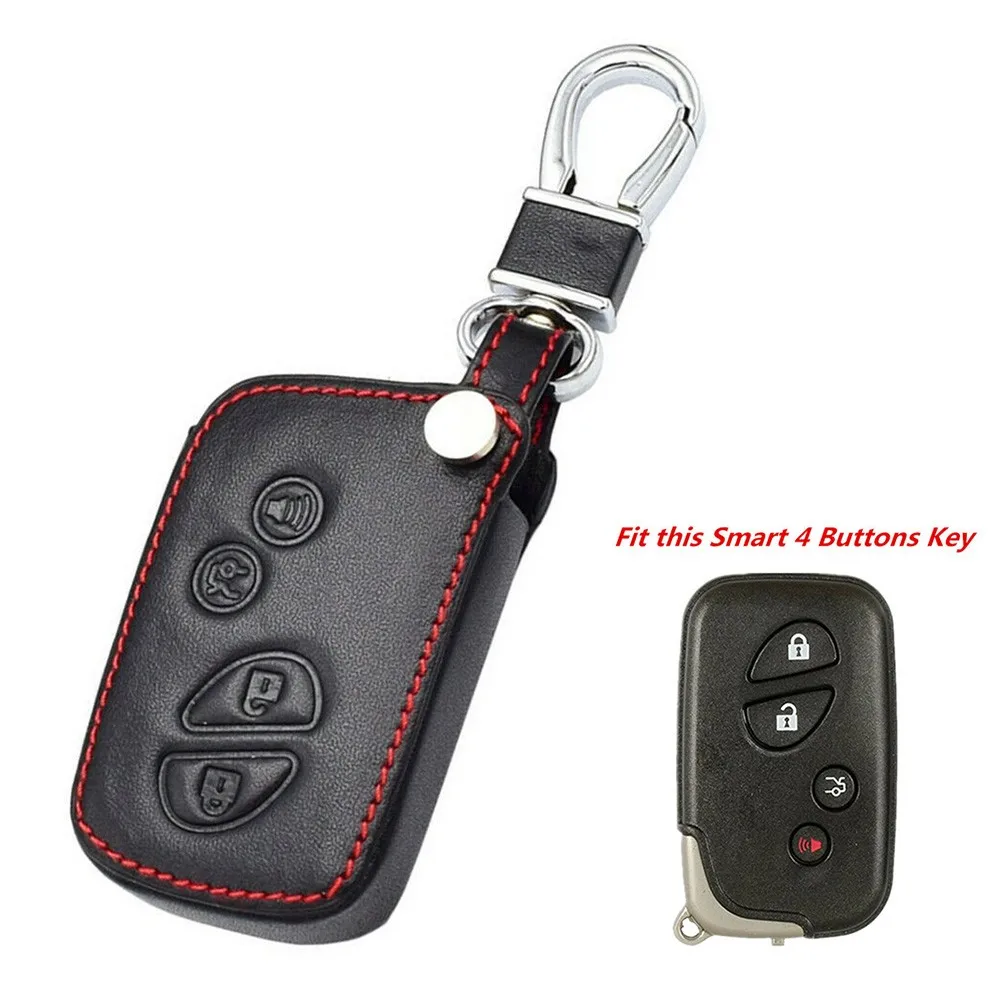 Suede Leather Car Remote Key Case Cover Shell Bag For Lexus IS ES GS RC NX RX LX 