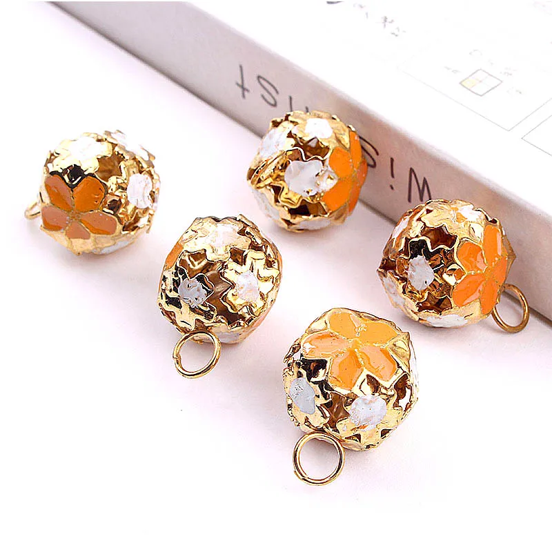 Colorful Bells Christmas Decoration Pendants Pet Bells DIY Crafts Christmas Tree Handmade Accessories 10/20PCS 14mm
