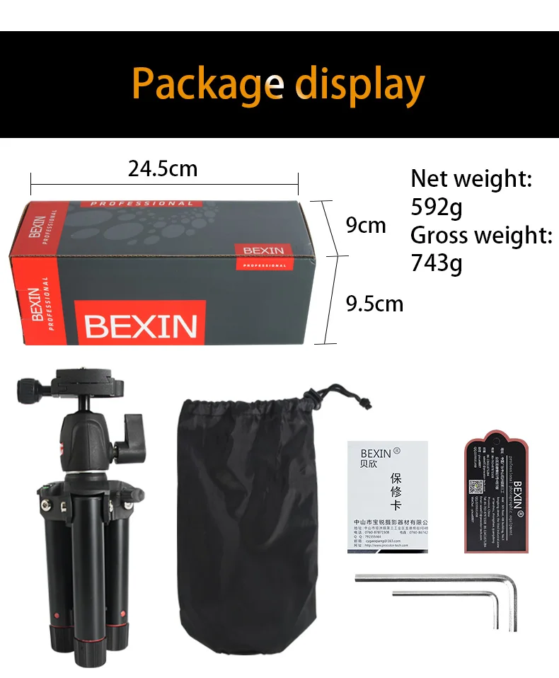 BEXIN мини-штатив настольного типа для камеры держатель для путешествий Мобильный штатив для камеры зеркалок телефон на столе