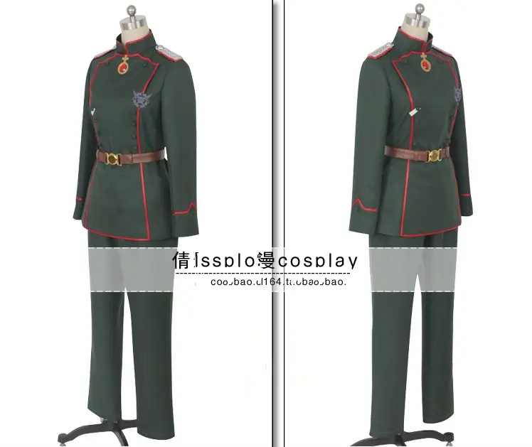 Аниме Сага Тани злой Youjo Senki Tanya von Degurechaff Косплей Костюм на заказ костюмы на Хэллоуин для мужчин wo