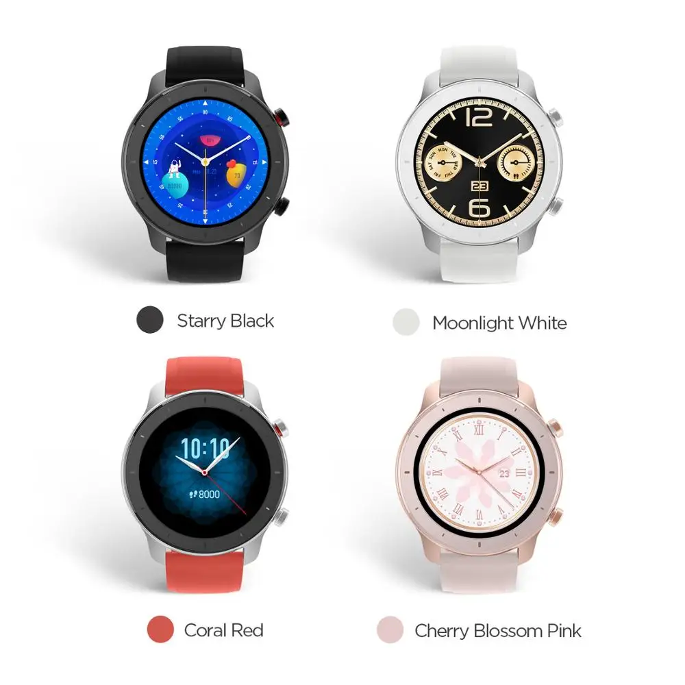 Amazfit Reloj inteligente GTR, modelo Versión Global, para mujeres, 42mm,  5ATM, batería con duración de 12 días, control de música para Android e  IOS, en almacén|Relojes inteligentes| - AliExpress