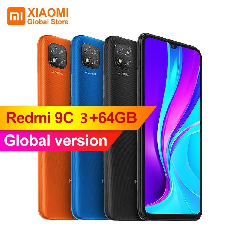 Глобальная версия Xiaomi Redmi 9C 3 Гб оперативной памяти 64 Смартфон 6 53 дюймов 13MP
