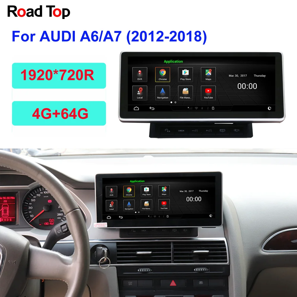 8 4 дюймовый сенсорный экран для Audi A6/A7 2012-2018 с GPS навигацией радио Wifi Bluetooth