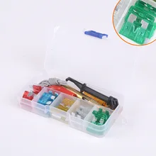 30 Pieces Medium Fuse Safety Plate Combination 5A 10A 15A 20A 25A 30A 5 Copper Measured Electric