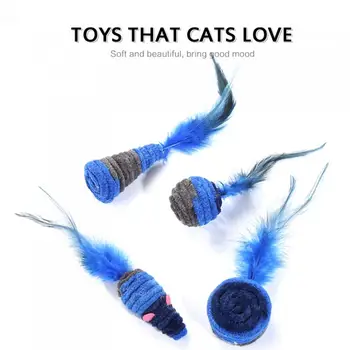 

Interactive Cat Dog Toys Pet Supplies Plush Rope Winding Play Durable Elf-excited Training Attract Entertain Cat Kitten Toy