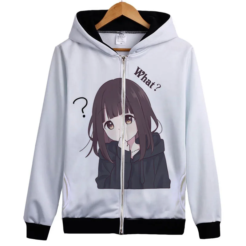 7 Menhera chan Hoody Japan Anime Menhera chan hoody coat Cute Expression Menhera-chan Lovely Funny Custom Cosplay hoody jacket - Цвет: 7
