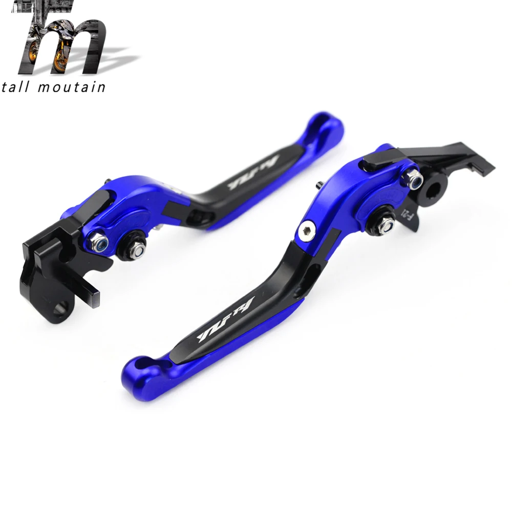 Тормозной рычаг сцепления для YAMAHA YZFR1 YZF-R1 1999 2000 2001 черный+ синий Мотоцикл Регулируемый складной выдвижной логотип YZF R1